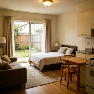 Exquisite One-Bedroom Apartment in a Small, Gated Community - Quiet and Ideal for Single Residents