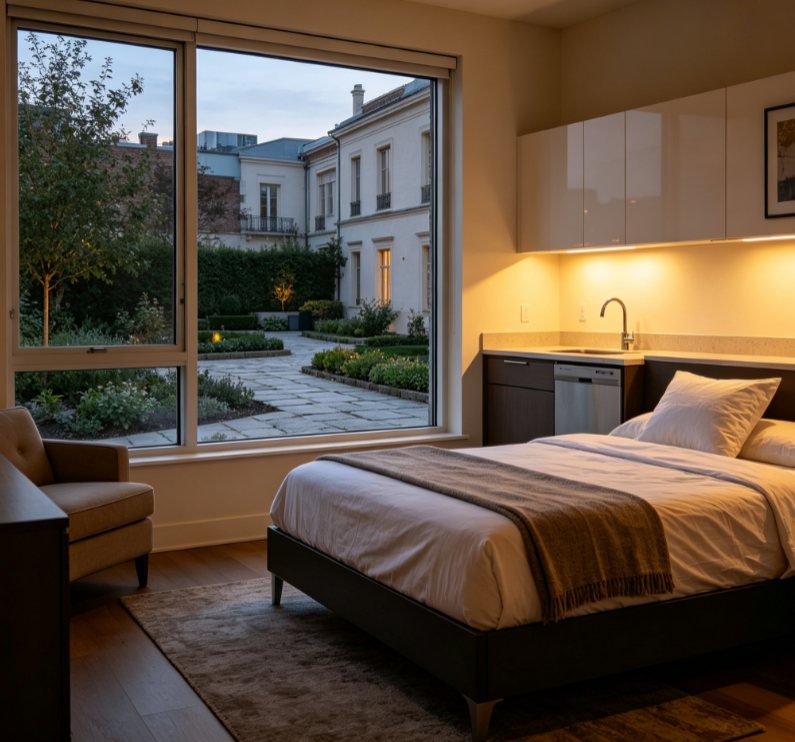 Three-Bedroom Apartment in a Leisure and Shopping District - Convenient Living for Multiple Rents