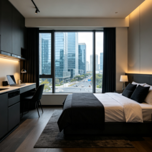 Furnished One-Bedroom Apartment in Business District - Ideal for Business Commuters